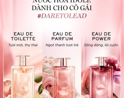 Nước hoa Lancôme Idôle Power House  ra mắt tại TP.HCM