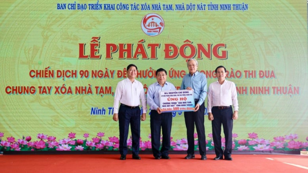 Xoá nhà tạm, nhà dột nát là trách nhiệm từ trái tim