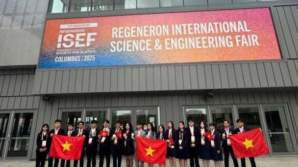 Việt Nam lập thành tích lịch sử tại Hội thi Khoa học kỹ thuật quốc tế 2025