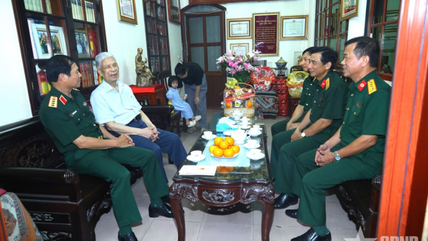 Đại tướng Nguyễn Tân Cương tri ân các đồng chí nguyên lãnh đạo Đảng, Nhà nước, Quân đội