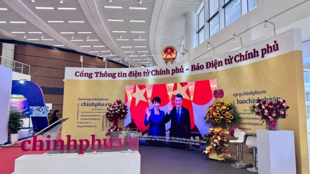 Báo điện tử Chính phủ đạt giải A - Gian trưng bày Ấn tượng đặc sắc tại Hội Báo toàn quốc 2026