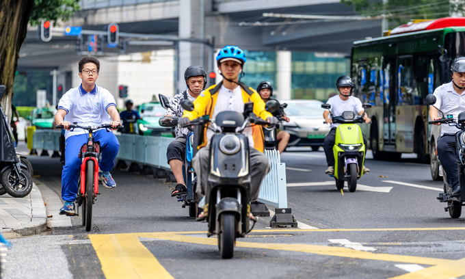 Trung Quốc ban hành tiêu chuẩn an toàn đối với xe đạp điện