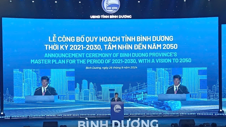 Bình Dương: Lễ công bố quy hoạch tỉnh Bình Dương thời kỳ 2021-2030, tầm nhìn đến năm 2050