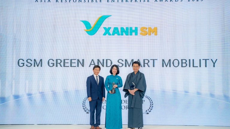 Xanh SM được vinh danh giải thưởng Lãnh đạo xanh châu Á năm 2025