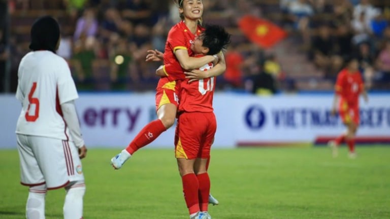 Thắng đậm UAE 6-0, đội tuyển nữ Việt Nam tiến gần chung kết Asian Cup nữ 2026