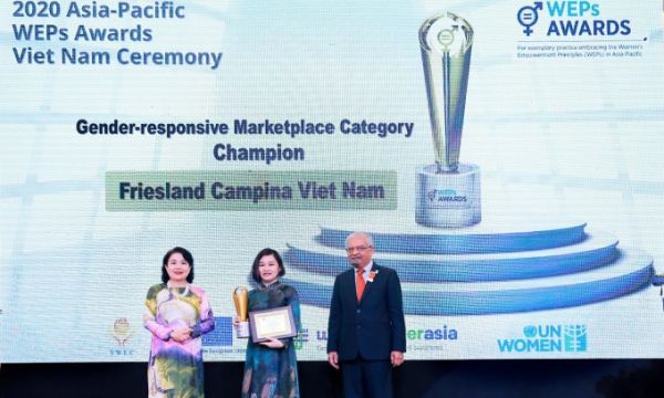 FrieslandCampina Việt Nam nhận giải thưởng trao quyền cho Phụ nữ khu vực Châu Á – Thái Bình Dương