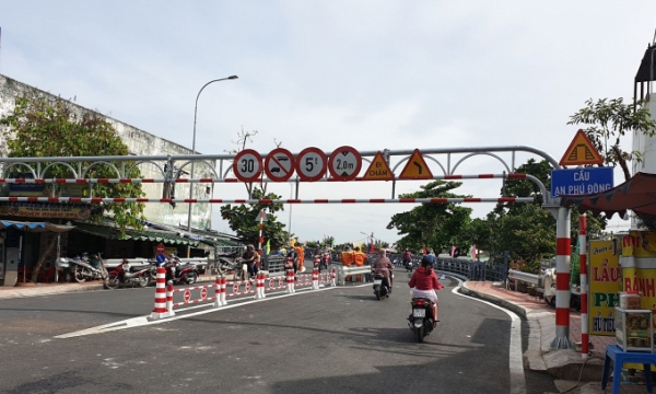 TP.HCM: Thông xe cầu sắt An Phú Đông
