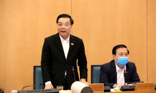 Chủ tịch Uỷ ban nhân dân thành phố Hà Nội yêu cầu sẵn sàng mọi tình huống phòng chống dịch Covid-19