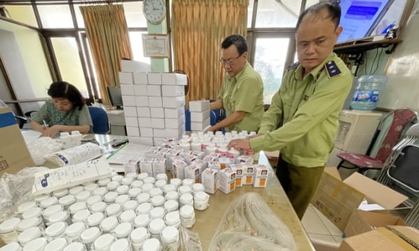 Phát hiện lô dược phẩm Hàn Quốc không hóa đơn, chứng từ đi ra từ kho Cảng hàng không Nội Bài