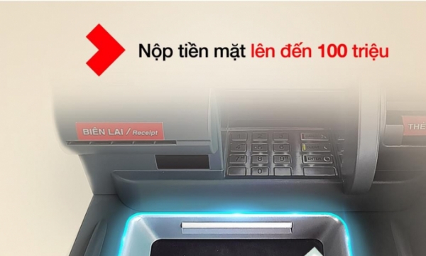 Techcombank thêm tiện ích trên hệ thống ATM thế hệ mới