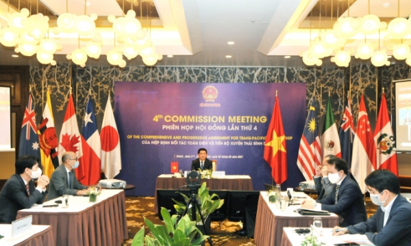 Phiên họp trực tuyến Hội đồng Hiệp định đối tác toàn diện và tiến bộ xuyên Thái Bình Dương lần thứ 4
