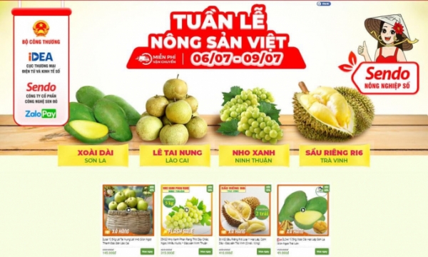 Khai trương “Tuần lễ Nông sản Việt” trên Sàn thương mại điện tử