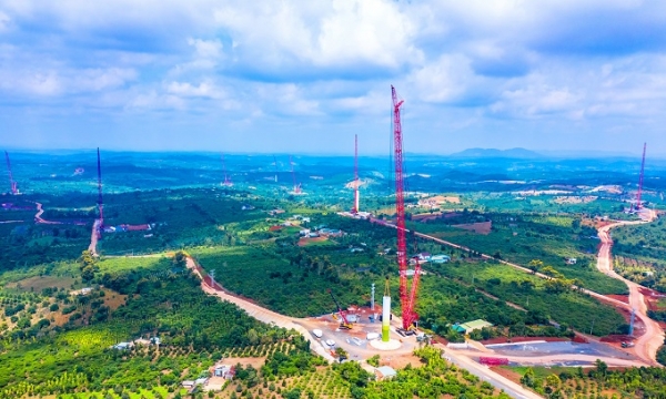 Trung Nam Group xây dựng nhà máy điện gió lớn nhất Việt Nam tại Đắk Lắk