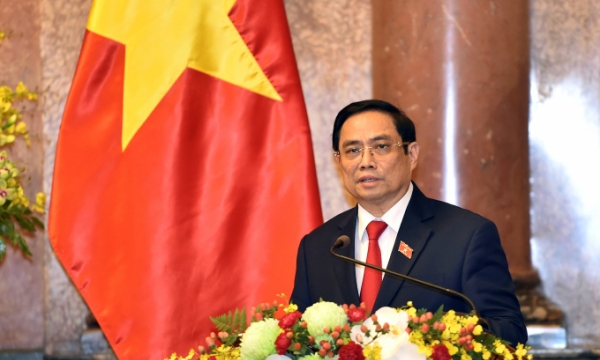 Phát biểu của Thủ tướng Phạm Minh Chính tại Lễ công bố và trao quyền quyết định của Chủ tịch nước bổ nhiệm các thành viên Chính phủ