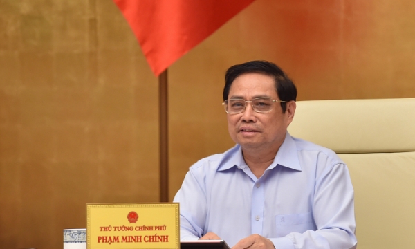 Thủ tướng Phạm Minh Chính chủ trì Hội nghị trực tuyến về phòng chống dịch COVID-19