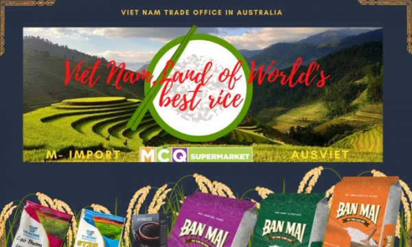 Người tiêu dùng Úc sẽ được mời dùng thử gạo Việt Nam