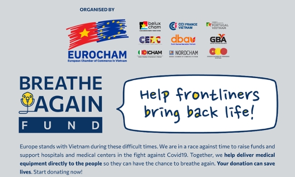 EuroCham phát động chương trình ủng hộ trang thiết bị y tế thiết yếu cho Việt Nam