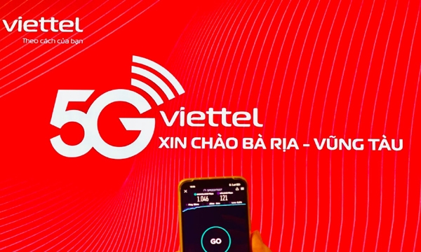 Viettel khai trương mạng 5G tại Bà Rịa - Vũng Tàu