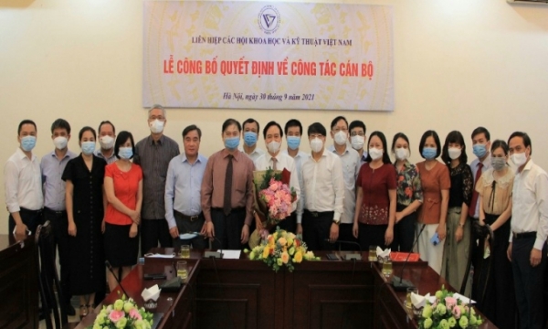 Công bố Quyết định bổ nhiệm Lãnh đạo Liên hiệp Hội Việt Nam