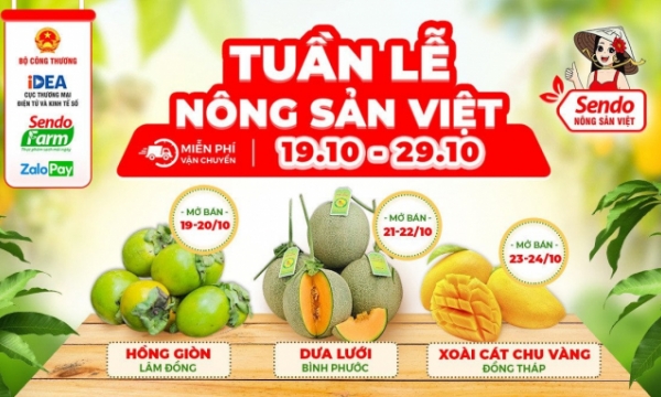 Tiêu thụ nông sản Việt trực tuyến - Phục hồi kinh tế sau mùa dịch