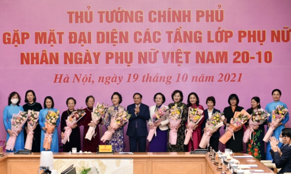 Thủ tướng Chính phủ Phạm Minh Chính: Việt Nam đã tạo được môi trường để phụ nữ ngày càng khẳng định vị thế và có nhiều cơ hội đóng góp cho xã hội