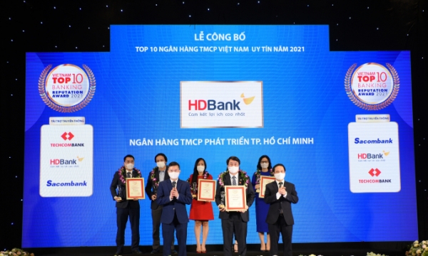 HDBank: Top 5 ngân hàng uy tín nhất Việt Nam