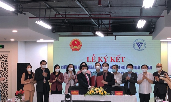 Liên hiệp hội Việt Nam và Hội đồng Dân tộc ký kết hợp tác​ giai đoạn 2021-2026