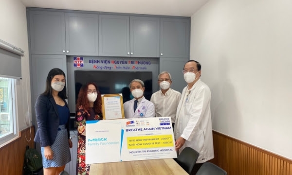 Quỹ Merck Family quyên góp 100.000 Euro cho Chiến dịch “Breathe Again Vietnam’'