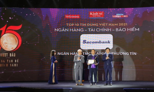 Sản phẩm dịch vụ của Sacombank liên tục được vinh danh qua các giải thưởng uy tín
