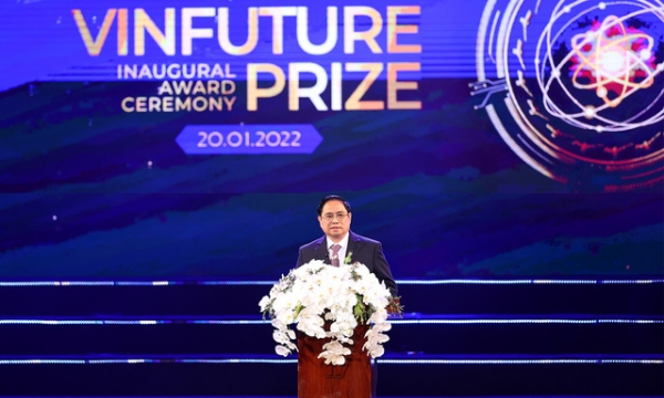 Thủ tướng Phạm Minh Chính: Giải thưởng VinFuture tôn vinh những giá trị khoa học đóng góp cho nhân loại