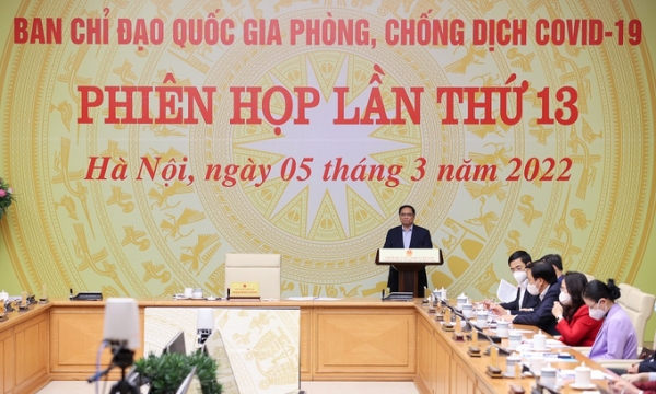 Thủ tướng Phạm Minh Chính: Bám sát tình hình chống dịch và có những điều chỉnh phù hợp