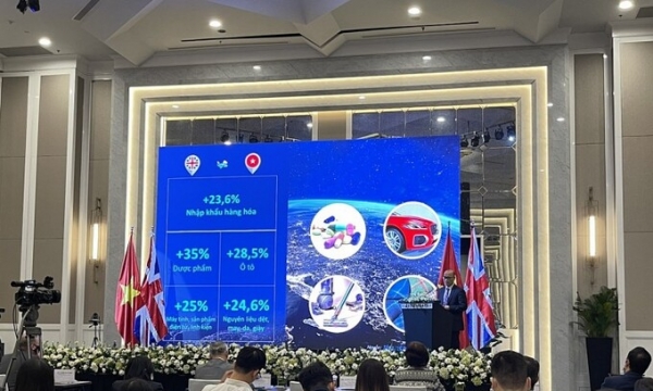 UKVFTA đã giúp cho quan hệ thương mại Việt Nam-Anh đạt nhiều kết quả khả quan