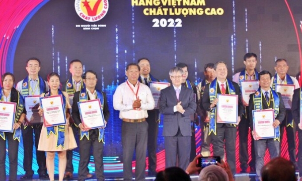 Vinh danh các doanh nghiệp đạt danh hiệu Hàng Việt Nam chất lượng cao 2022
