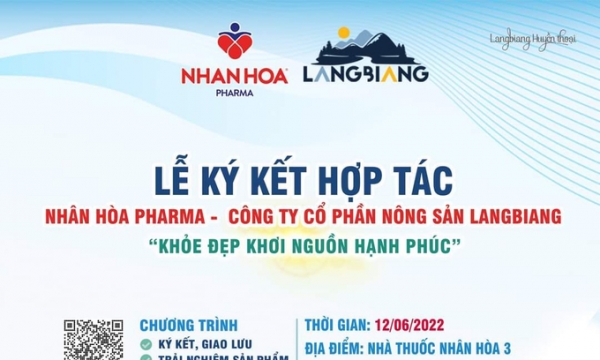 Nông sản LangBiang và Nhân Hòa Pharma hợp tác đưa sản phẩm nước cốt sâm dây Ngọc Linh đến với người tiêu dùng