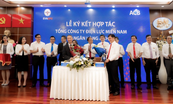 ACB ký hợp tác với Tổng Công ty Điện lực Miền Nam