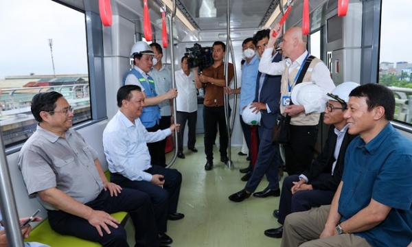 Thủ tướng Chính phủ thị sát, tháo gỡ vướng mắc dự án đường sắt Nhổn – Ga Hà Nội