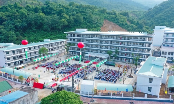 Trungnam Group bàn giao “ngôi trường mơ ước” THPT Kỳ Sơn
