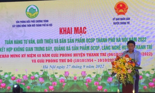 Thanh Trì- Hà Nội: Tạo cơ hội quảng bá sản phẩm OCOP, làng nghề