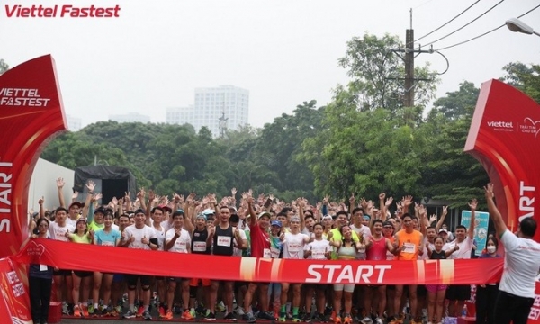 2.500 vận động viên tham gia giải chạy Viettel Fastest tại TPHCM