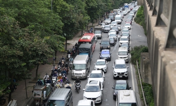Đề xuất lập 100 trạm để thu phí ôtô vào Hà Nội từ 2024