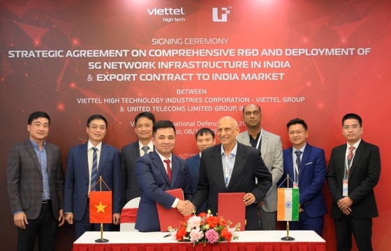 Viettel chính thức xuất khẩu thiết bị 5G sang Ấn Độ