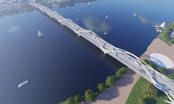 Hà Nội đầu tư hơn 3.400 tỷ đồng xây cầu vượt sông Hồng