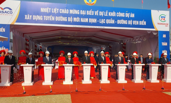 Nam Định: Khởi công xây dựng tuyến đường bộ mới ven biển