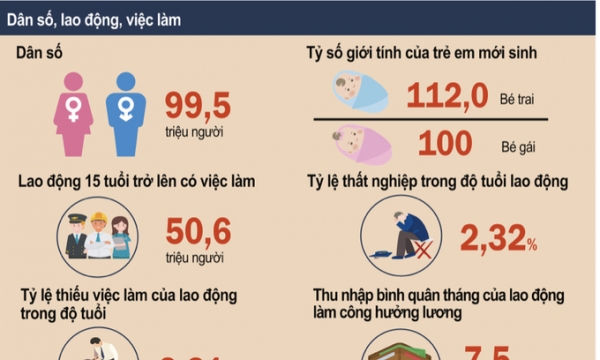 Dân số Việt Nam năm 2022 đạt xấp xỉ 100 triệu người