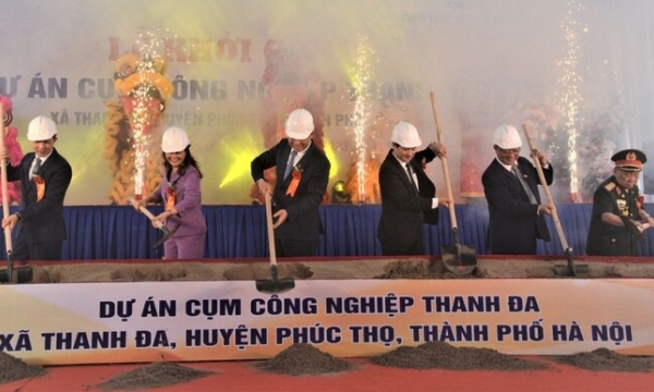 Hà Nội: Khởi công Cụm công nghiệp Thanh Đa rộng 8,1ha