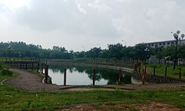 Khu tái định cư tại huyện Sóc Sơn thiếu an toàn tại các hồ nước