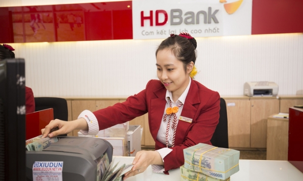 Tiền gửi của khách hàng tại HDBank tăng ấn tượng, cao nhất ngành trong 6 tháng