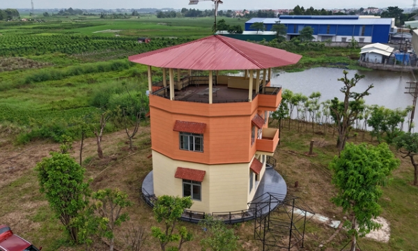 Độc lạ Bắc Giang: Một ngôi nhà có thể xoay 360 độ