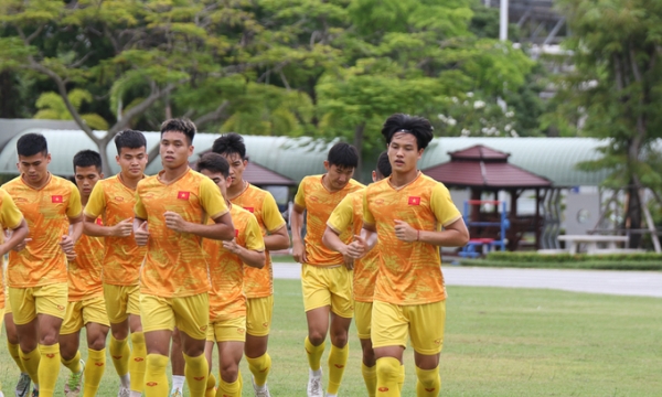 U23 Việt Nam tập sút penalty trước trận bán kết giải U23 Đông Nam Á