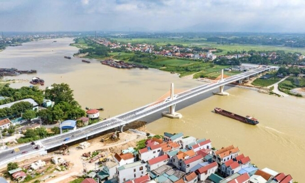 Cây cầu nối 2 tỉnh Vĩnh Phúc - Phú Thọ sẽ khánh thành đúng dịp Quốc khánh 2/9